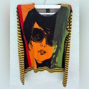 🇺🇸Memorial Day🇺🇸 SaleVintage Custo Barcelona Long-sleeved Top Size 1